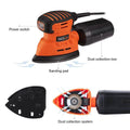 Tacklife Classic Mouse Detail Sander With 12 Pieces Sandpapers by DailySale