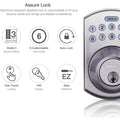 TACKLIFE Keypad Electronic Deadbolt Door Lock, Keyless Entry Door Lock With 1-Touch Motorized Auto-Locking by DailySale