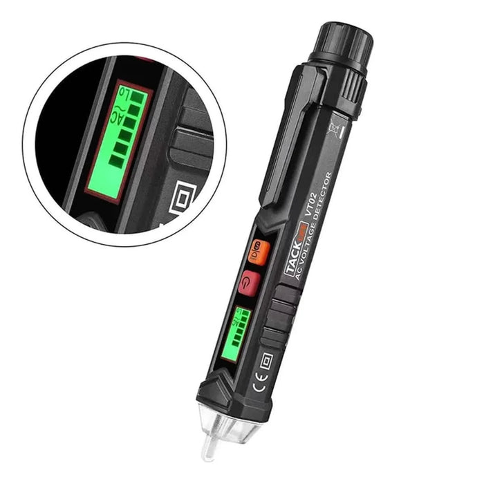 TACKLIFE Non-Contact AC Voltage Tester with Adjustable Sensitivity, LCD Display VT02 by DailySale