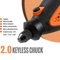 Tacklife Rotary Tool Kit with Upgraded MultiPro Keyless Chuck RTD35ACL by DailySale