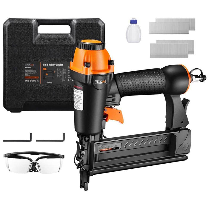 TACKLIFE TK5040-Brad Nailer, Pneumatic, 18GA 2-In-1 Nailer by DailySale