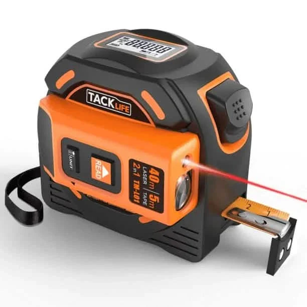 TACKLIFE TM-L01 2-in-1 Laser Tape Measure by DailySale