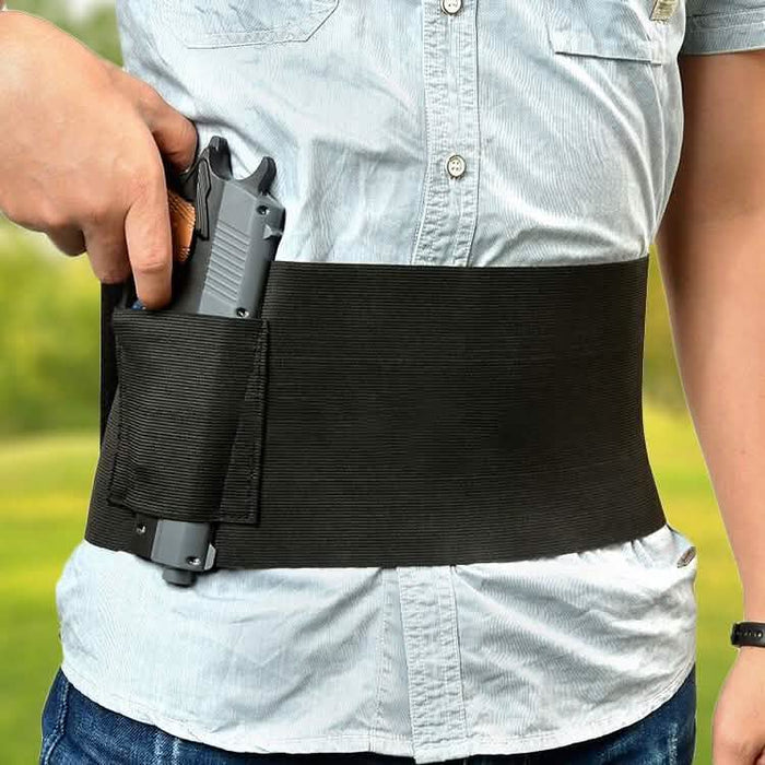 Tactical Elastic Belly Band Waist Pistol Gun Holster by DailySale