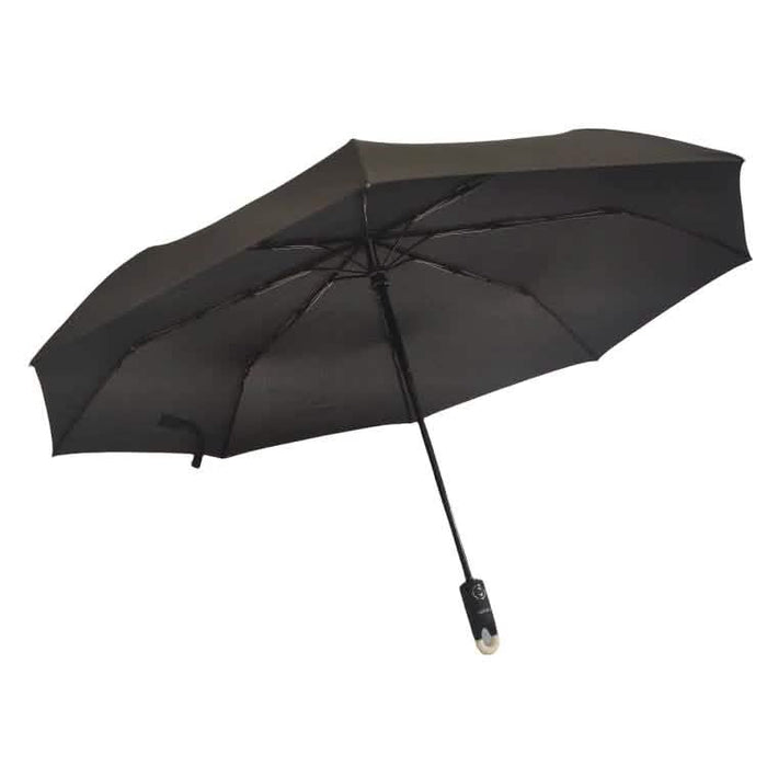 TAHARI® Automatic Open & Close Compact Travel Umbrella With Contour Handle by DailySale
