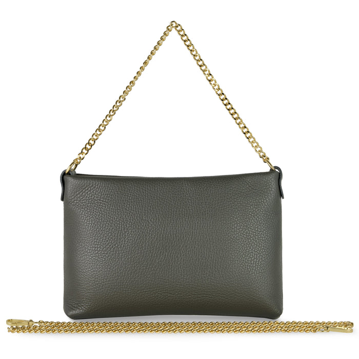 Italian Full-Grain Leather Crossbody Bag | Mantova by TAKEASY