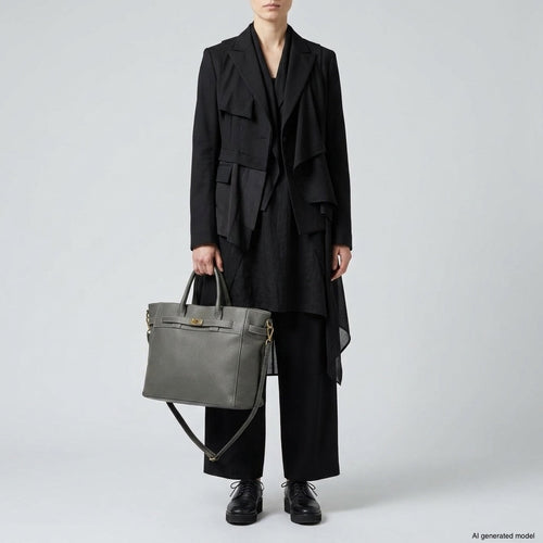 Italian Full-Grain Leather Top-Handle Bag | Cesena by TAKEASY