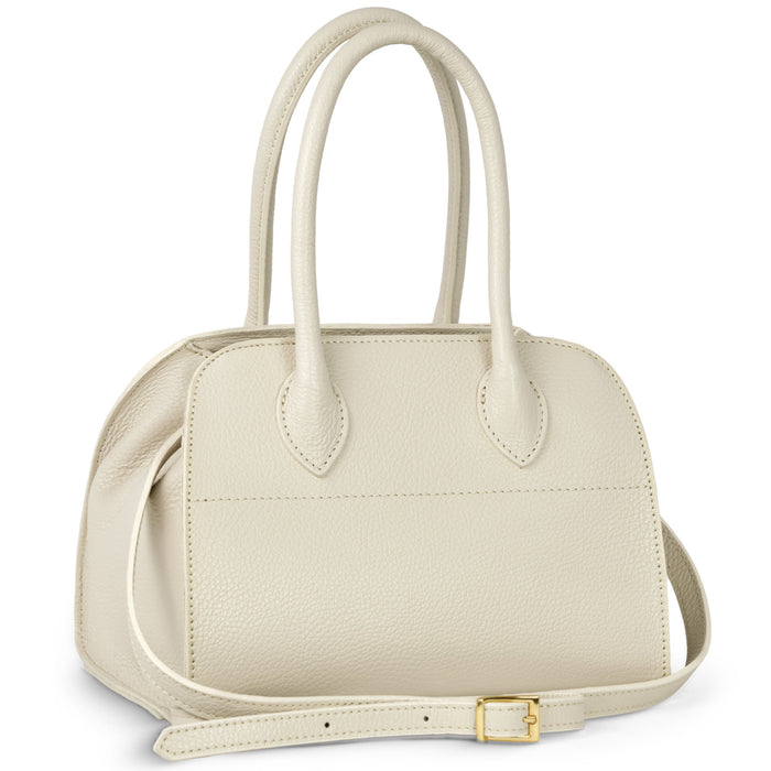 Italian Full-Grain Leather Top-Handle Bag | Sanremo by TAKEASY