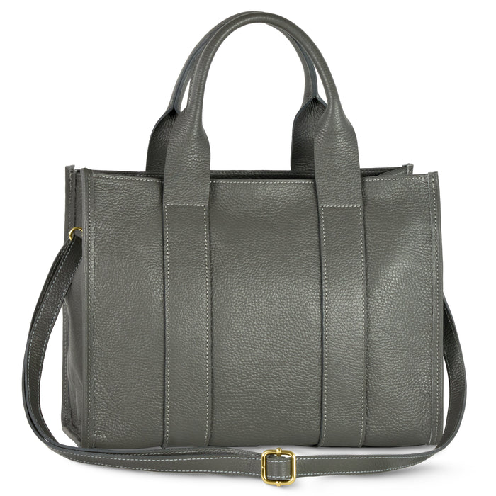 Italian Full-Grain Leather Tote Bag | Monza by TAKEASY