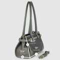 Italian Genuine Suede & Full-Grain Leather Shoulder Bag | Lodi by TAKEASY