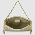 Italian Genuine Basketweave-Embossed Suede Crossbody Bag | Bergamo by TAKEASY