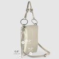 Italian Metallic Full-Grain Leather Shoulder Bag | Prato by TAKEASY