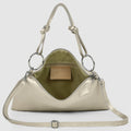 Italian Metallic Full-Grain Leather Shoulder Bag | Prato by TAKEASY