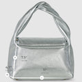 Italian Metallic Full-Grain Leather Top-Handle Bag | Trieste by TAKEASY