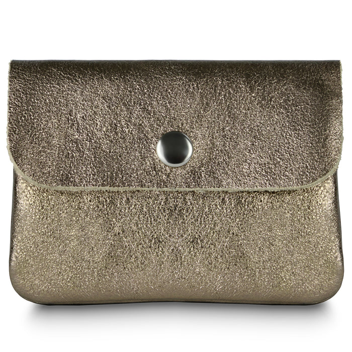 Italian Genuine Metallic Suede Wallet | Assisi by TAKEASY