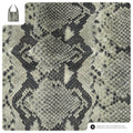 Italian Genuine Python-Print Suede Hobo Bag | Isernia by TAKEASY