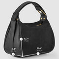 Italian Genuine Suede & Full-Grain Leather Crossbody Bag | Cremona by TAKEASY