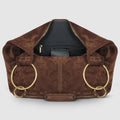Italian Genuine Suede Hobo Bag | Belluno by TAKEASY