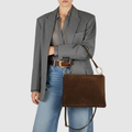 Italian Genuine Suede Shoulder Bag | Modena by TAKEASY