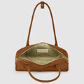 Italian Genuine Suede Shoulder Bag | Pavia by TAKEASY