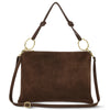 Italian Genuine Suede Shoulder Bag | Modena