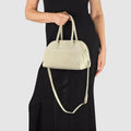 Italian Genuine Suede Top-Handle Bag | Novara by TAKEASY