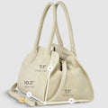 Italian Genuine Suede Top-Handle Bag | Novara by TAKEASY
