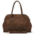 Italian Genuine Suede Top-Handle Bag | Cuneo by TAKEASY