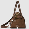 Italian Genuine Suede Top-Handle Bag | Cuneo by TAKEASY