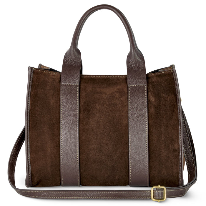 Italian Genuine Suede Tote Bag | Brianza by TAKEASY