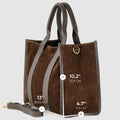 Italian Genuine Suede Tote Bag | Brianza by TAKEASY