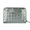 Italian Genuine Woven-Embossed Metallic Suede Wallet | Pesaro by TAKEASY