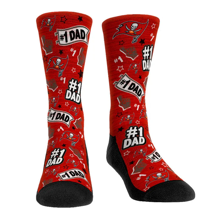 Tampa Bay Buccaneers - #1 Dad by Rock 'Em Socks