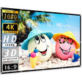 Taotique 4K Movie Projector Screen 16:9 HD Foldable and Portable by DailySale