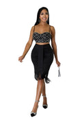 Tassel Hem Skirt by The House of Stylez