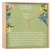 Taurus Zodiac Gift Necklace