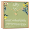 Taurus Zodiac Gift Necklace by Dear Ava