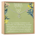 Taurus Zodiac Gift Necklace by Dear Ava