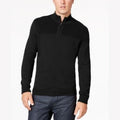 Alfani Mens Quarter-Zip Knit Sweater by Vanessa Jane