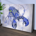 Lobster Watercolor Painting Canvas Wall Art VI by Tailored Canvases