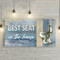 Best Seat In The House Toilet Sign II by Tailored Canvases
