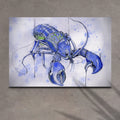 Lobster Watercolor Painting Canvas Wall Art VI by Tailored Canvases