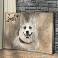 Pet Portrait Pencil Drawing Sign by Tailored Canvases
