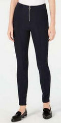 Be Bop Juniors Ribbed Zip Ponté-Knit Pants by Vanessa Jane