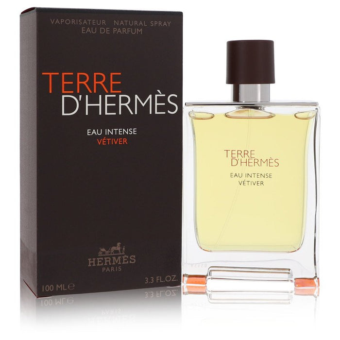 Terre D'hermes Eau Intense Vetiver by Hermes Eau De Parfum Spray 3.3 oz for Men by Avera Group