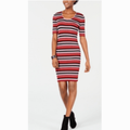 Bar III Metallic Striped Sweater Dress, Size Small by Vanessa Jane