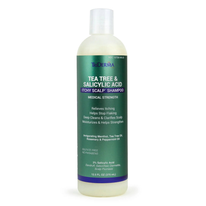 Tea Tree Itchy Scalp Shampoo – Dandruff & Itch Relief | TriDerma by TriDerma MD