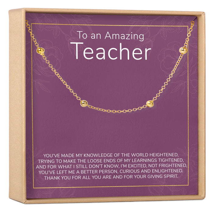 Teacher Bracelet by Dear Ava