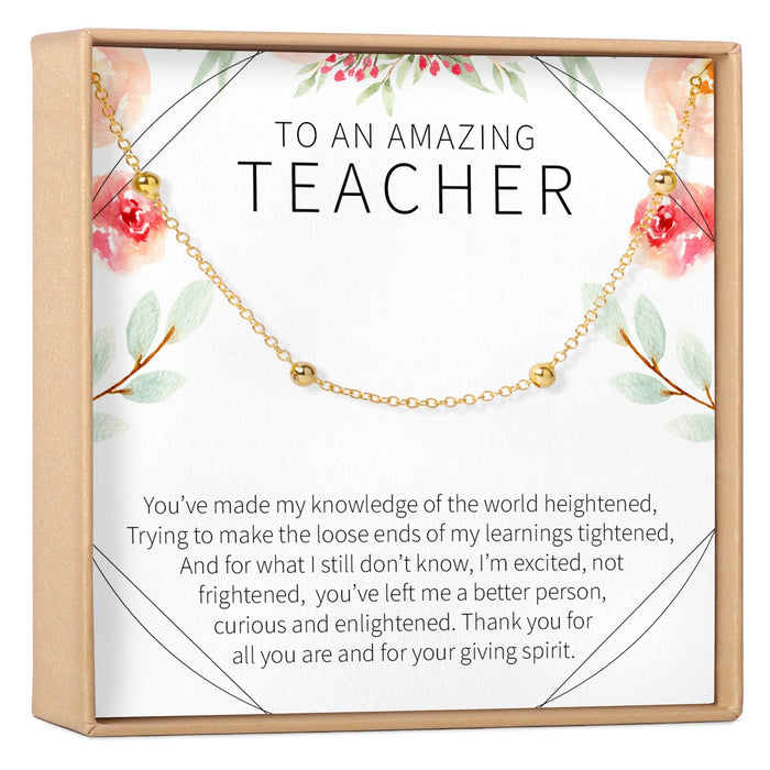 Teacher Bracelet by Dear Ava