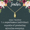 Teacher Necklace