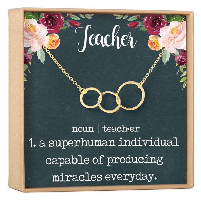 Teacher Necklace by Dear Ava